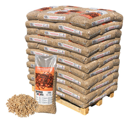 German Pellets – Palette mit 66 Säcken à 15 kg